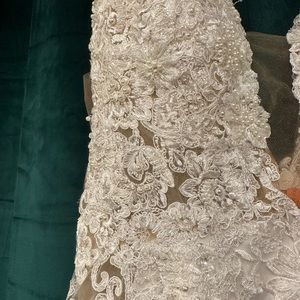 Custom made wedding dress